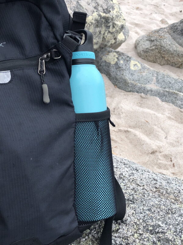 Jazzy sports bottle in bag